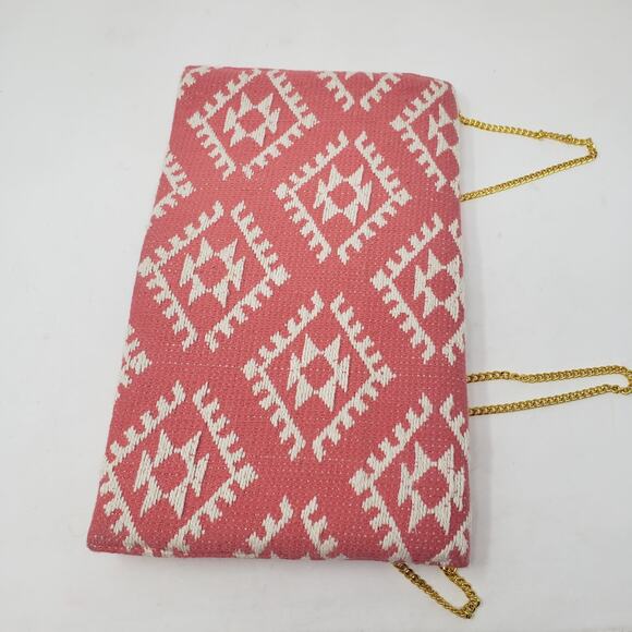 Shoulder Bag Bead and Metal Accent Gold Chain Strap - Picture 3 of 6